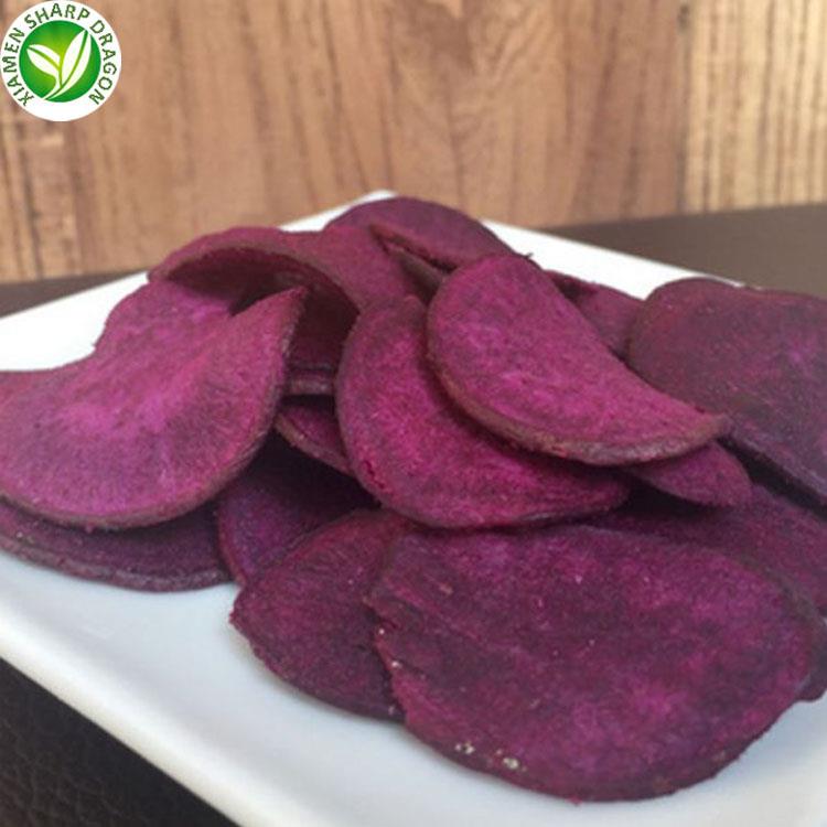 fried purple sweet potato