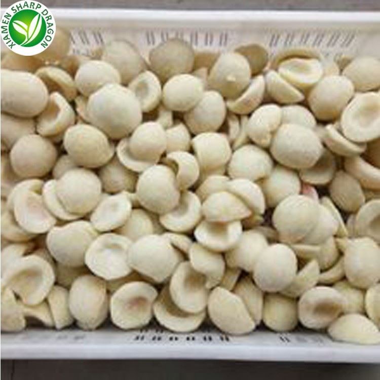 Frozen White peach half