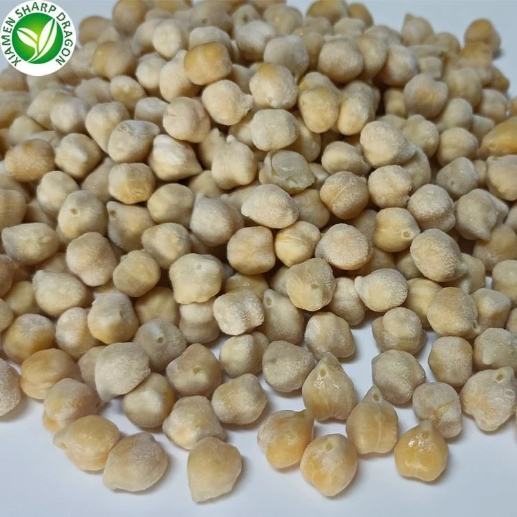 Bulk frozen chickpeas for ready meals soups and food processing