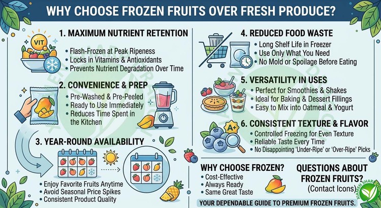 WHY CHOOSE FROZEN FRUITS OVER FRESH PRODUCE WHY CHOOSE FROZEN FRUITS OVER FRESH PRODUCE