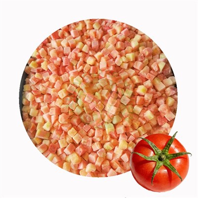 Frosinn tómatar í teninga