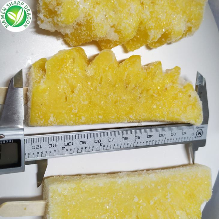 Sætir frystir ananasbitar