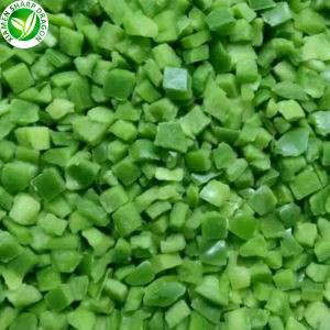 Frosin hægelduð græn paprika