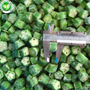 Frosinn hægeldaður okra