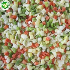 Frosin hægelduð paprika og laukur