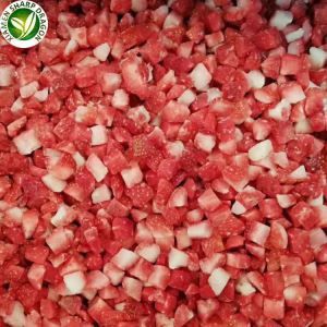 Frysta niðurskorin jarðarber