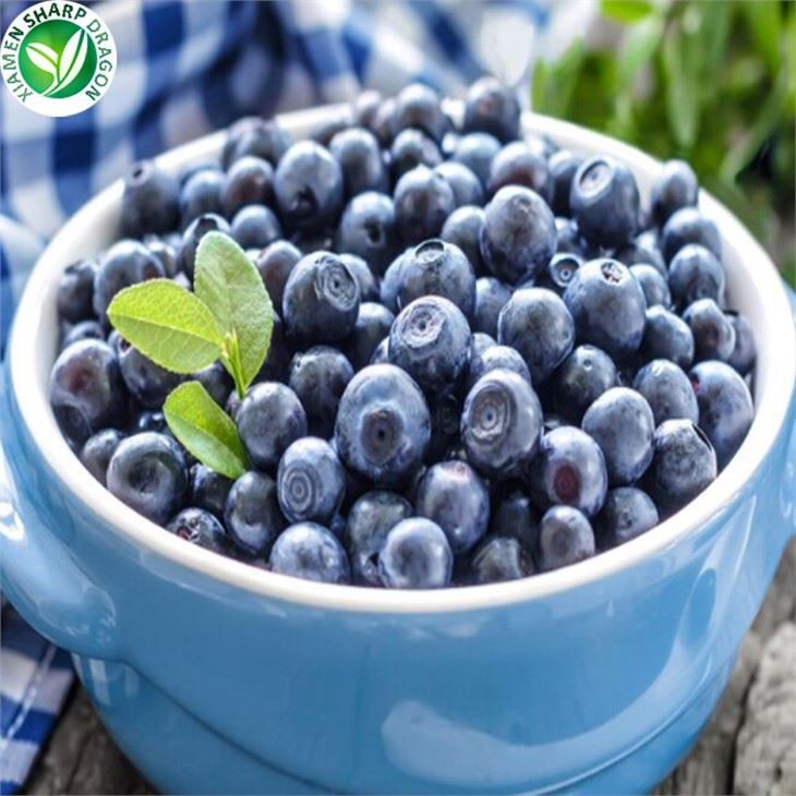 Bragðað frosin bláber