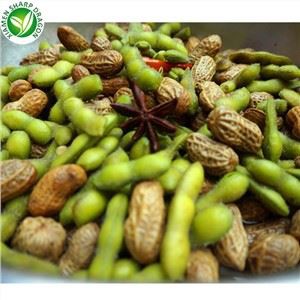 Frosnar hnetur og Edamame