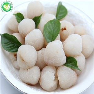 Skræld lychee í frosnum